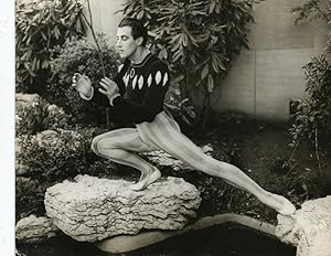 Handsome Photograph, gelatin silver print, of Anton Dolin in costume for his role in the ballet, ...