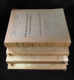 Etudes géologiques sur le Maroc Central et le Moyen Atlas Septentrional - 4 volumes (complete)