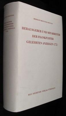 Herausgeber Und Mitarbeiter Der Frankfurter Gelehrten Anzeigen 1772