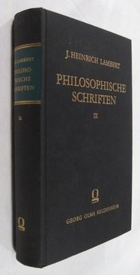 Philosophische Schriften: Herausgegeben Von Hans Werner Arndt IX Briefwechsel 1. Band