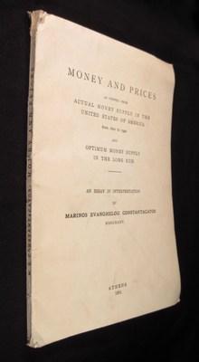 Money and prices as viewed from actual money supply in the United States of America: from 1800 to...