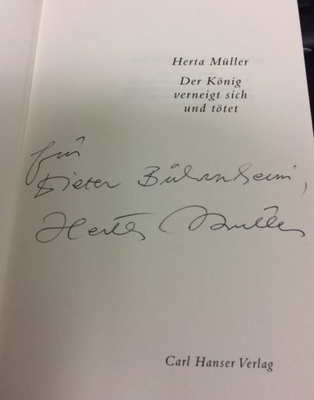 Der König verneigt sich und tötet. - Müller, Herta.
