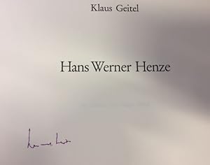 Hans Werner Henze.