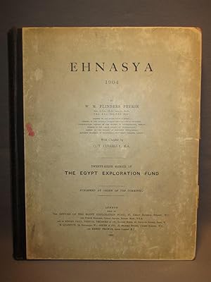 EHNASYA 1904. Twenty-Sixth Memoir of the Egypt Exploration Fund