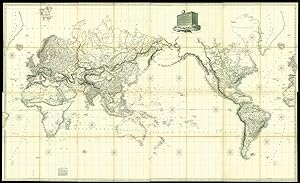 Hydrographical Chart of the World: According to Wrights, or Mercators Projection Delineated by A....