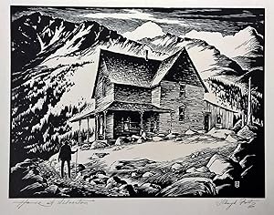 House at Silverton, Signed & Titled Limited Edition Print by Lloyd Foltz