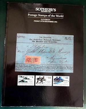 Public Auction Sale: Postage Stamps of the World (London, 1995)