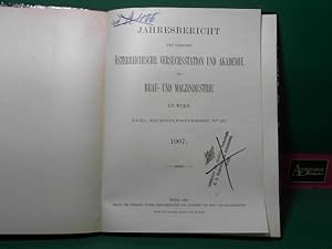 Jahresbericht des Vereines Österreichische Versuchsstation und Akademie für Brau- und Malzindustr...