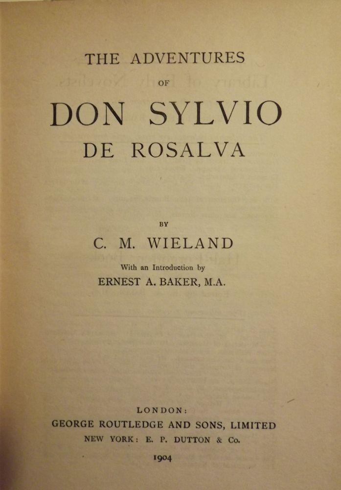 The adventures of Don Sylvio de Rosalva