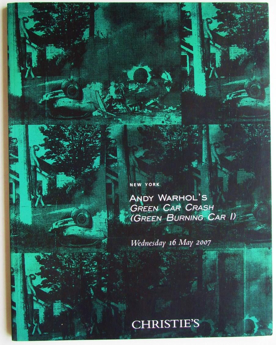 Andy Warhol S Green Car Crash Burning I By Christie Andy Warhol S Green Car Crash Burning I Christie