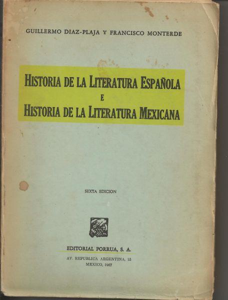 Historia de la Literatura Espanola: 1