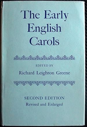 Image result for The Early English Carols edited by R. L. Greene