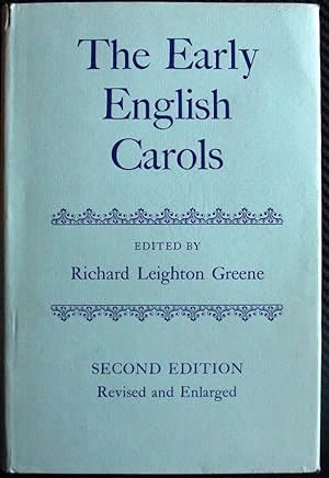 Image result for The Early English Carols edited by R. L. Greene