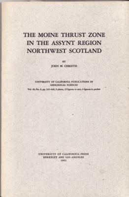 The Moine Thrust Zone in the Assynt Region Northwest Scotland
