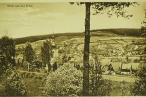 Suhl.(Heinrichs). Blick von der Hard. Postkarte.