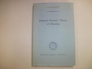 EDMUND HUSSERL'S THEORY OF MEANING