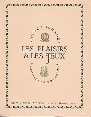 Les plaisirs & les jeux