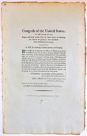 CONGRESS OF THE UNITED STATES: AT THE SECOND SESSION, BEGUN AND HELD AT THE CITY OF NEW-YORK, ON ...