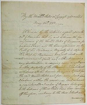 OFFICIAL MANUSCRIPT COPY, DOCKETED ON PAGE [4], OF THE CONTINENTAL CONGRESS'S RESOLUTION, INTRODU...