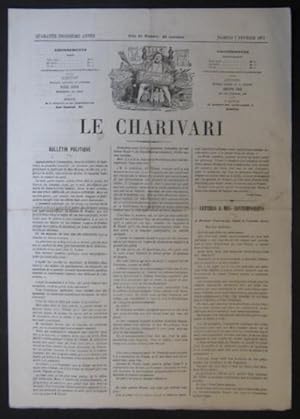 Journal LE CHARIVARI dessin de Stop 7 février 1874