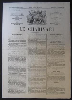 Journal LE CHARIVARI dessin de Cham 20 février 1874