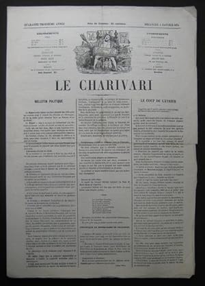 LE CHARIVARI croquis par Cham Journal du 4 janvier 1874