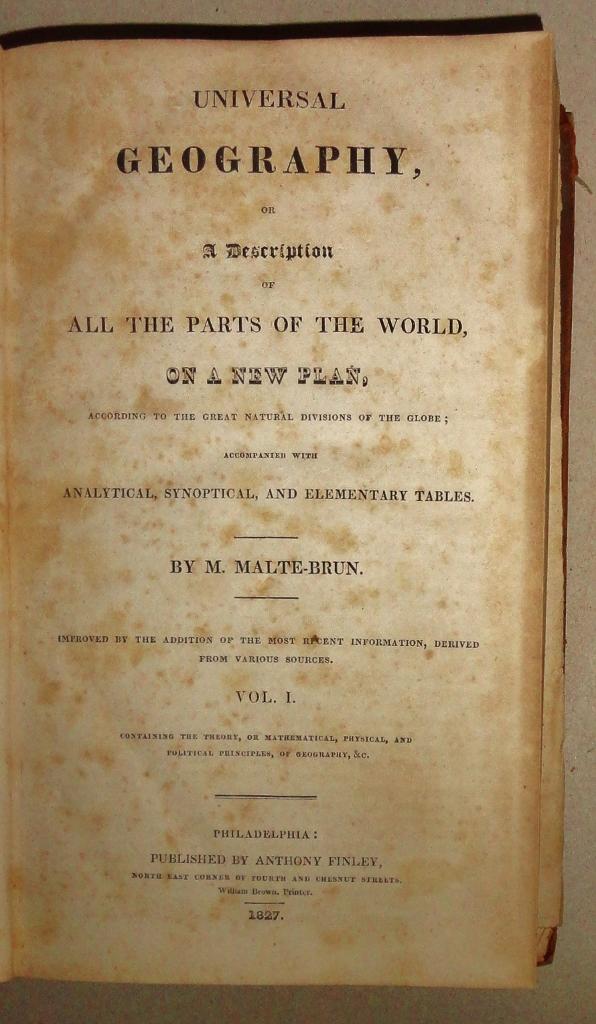 Universal Geography, or a Description of all Universal Geography, or a Description of all