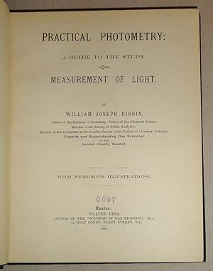 Practical Photometry; A Guide to the Study of the Measurement of Light