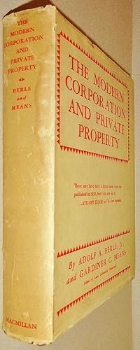 The Modern Corporation And Private Property By Berle Adolf