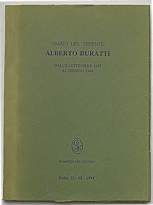 Diario del Tenenete Alberto Buratti dall'8 settembre al giugno 1944.