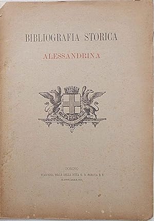 Bibliografia storica alessandrina.