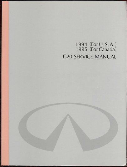 1995 infiniti g20 service manual