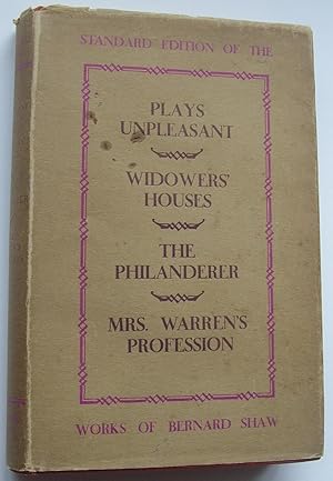 Plays Pleasant and Unpleasant: Set of Two Volumes