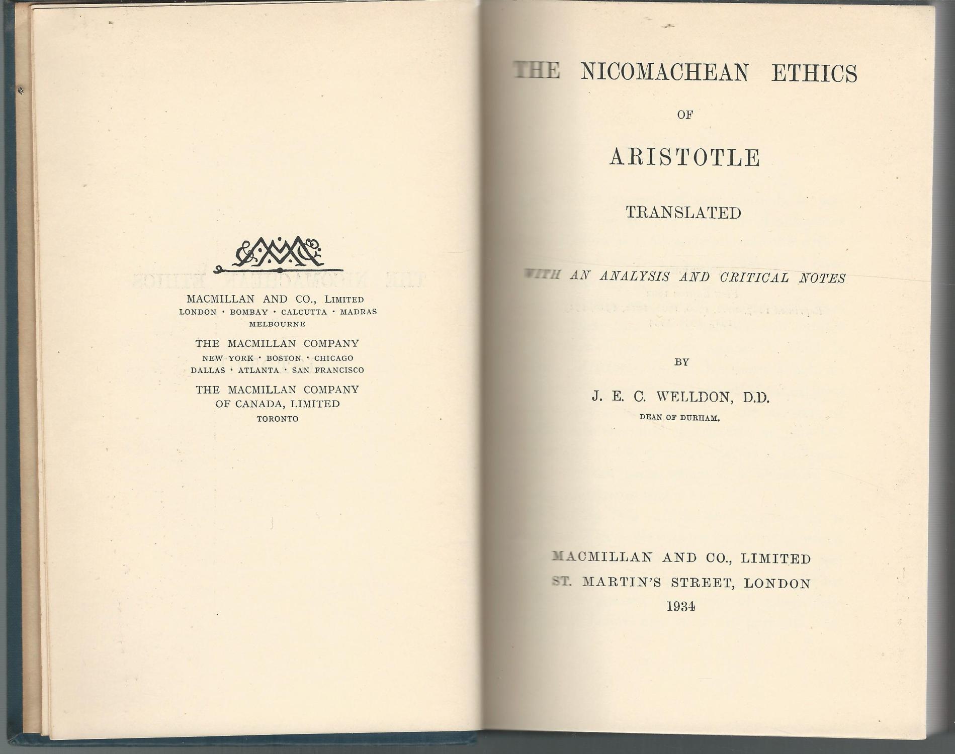 an analysis of nichomachean ethics by aristotle Summary and analysis of book 1 of aristotle's ethics, with a focus on the meaning of life this video describes how aristotle concluded that the purpose of. an analysis of nichomachean ethics by aristotle Summary and analysis of book 1 of aristotle's ethics, with a focus on the meaning of life this video describes how aristotle concluded that the purpose of.