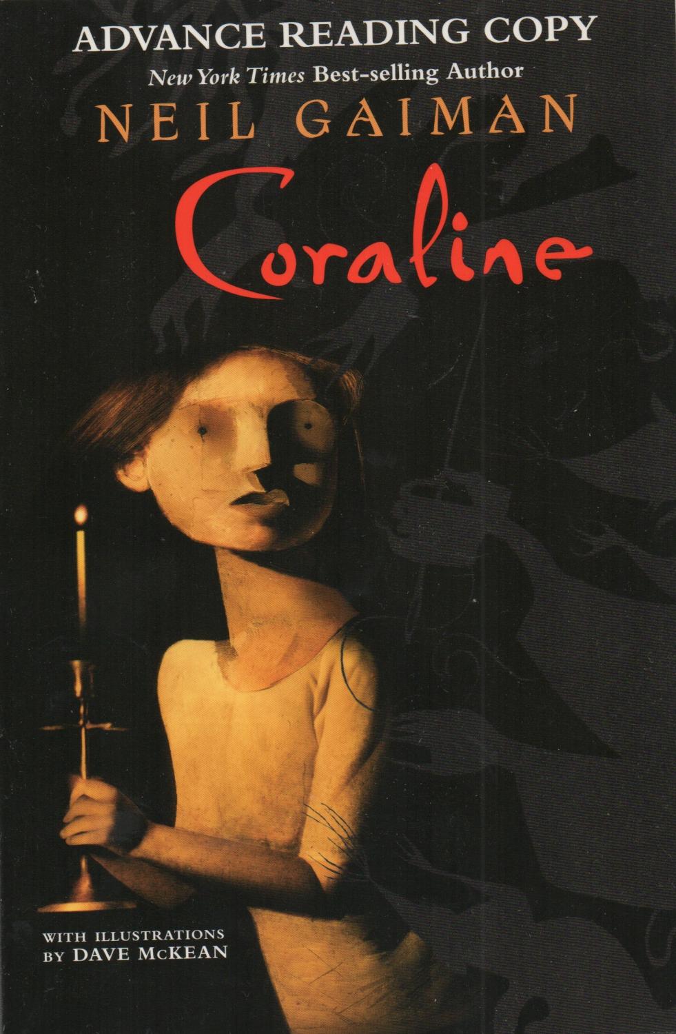 Coraline SIGNED Advance Reading Copy by Neil Gaiman: Fine Soft ...