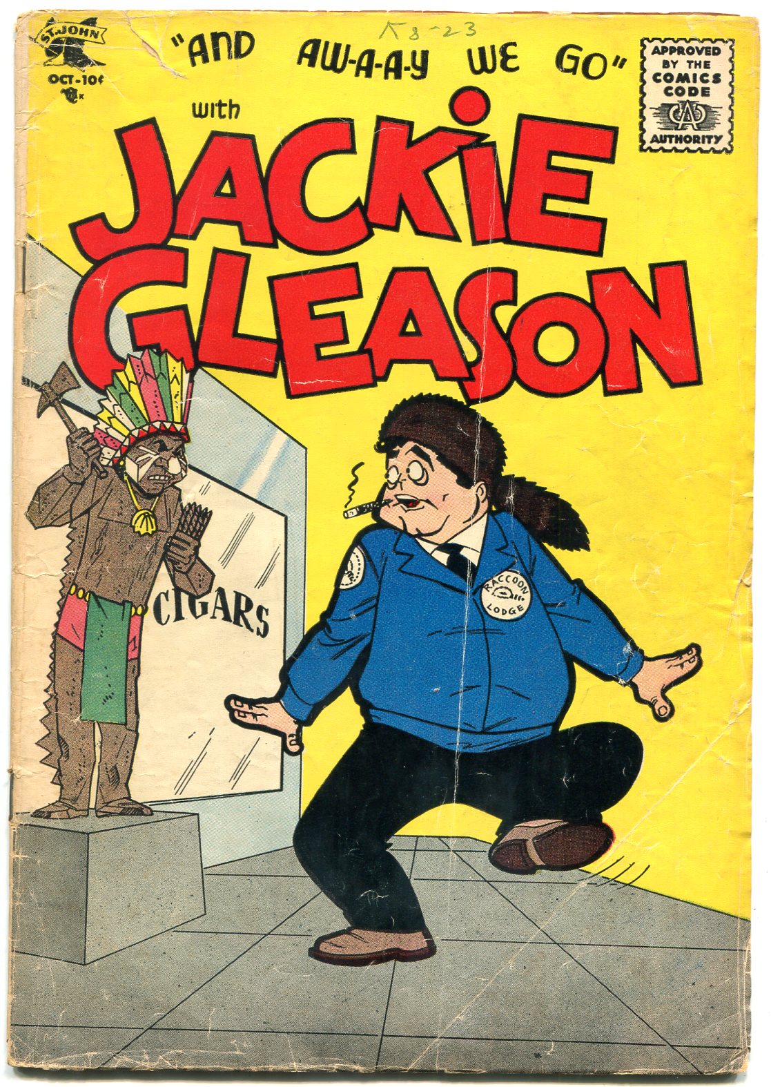 Jackie Gleason #2 1955- St John Golden Age Honeymooners VG Very Good