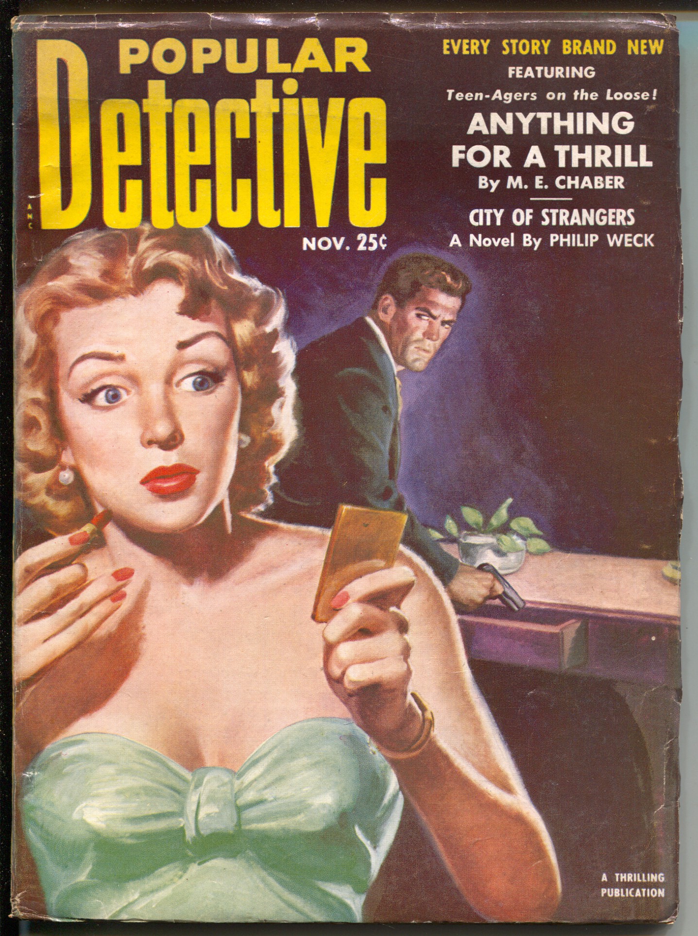 Popular Detective 11/1952-Thrilling-hardboiled crime pulp-bondage-GGA- ... Popular Detective 11/1952-Thrilling-hardboiled crime pulp-bondage ...
