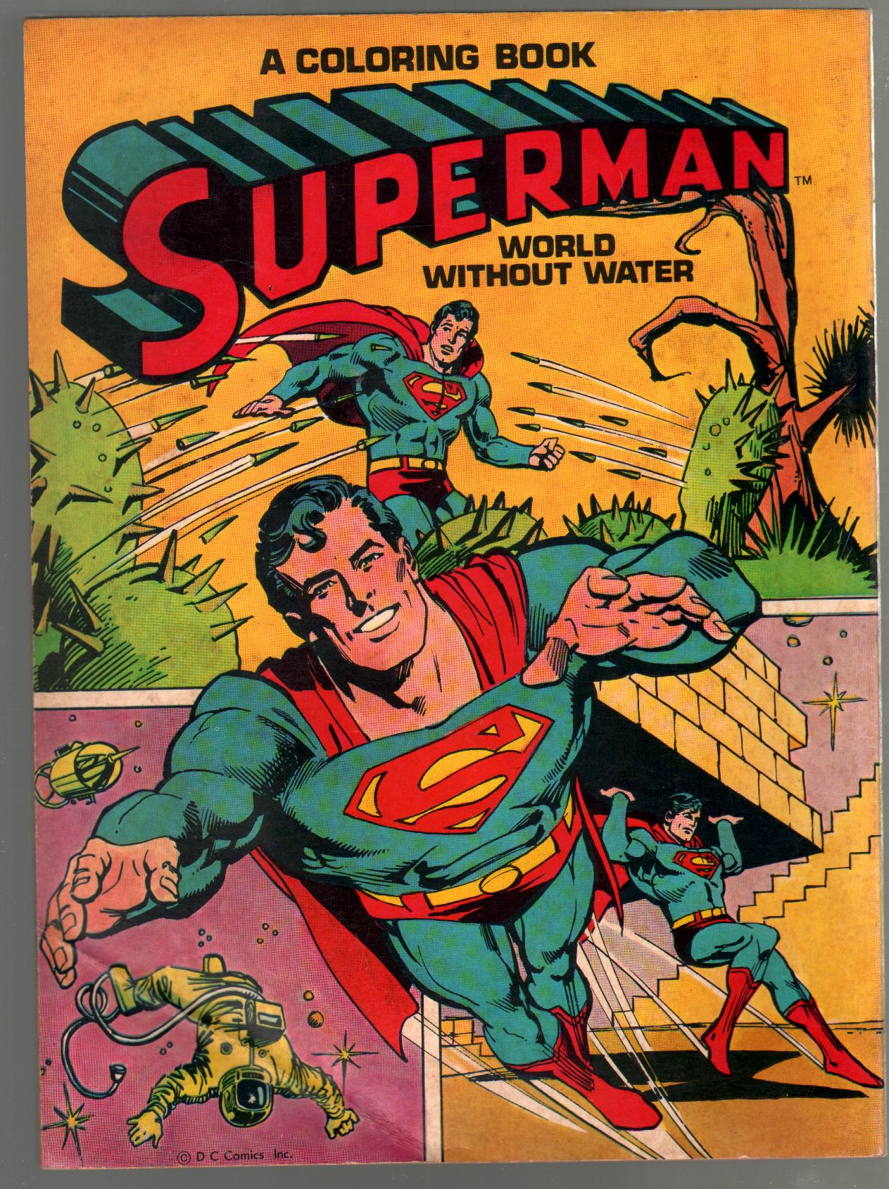 Download Superman Coloring Book #1398-1 1980-complete comic book ...