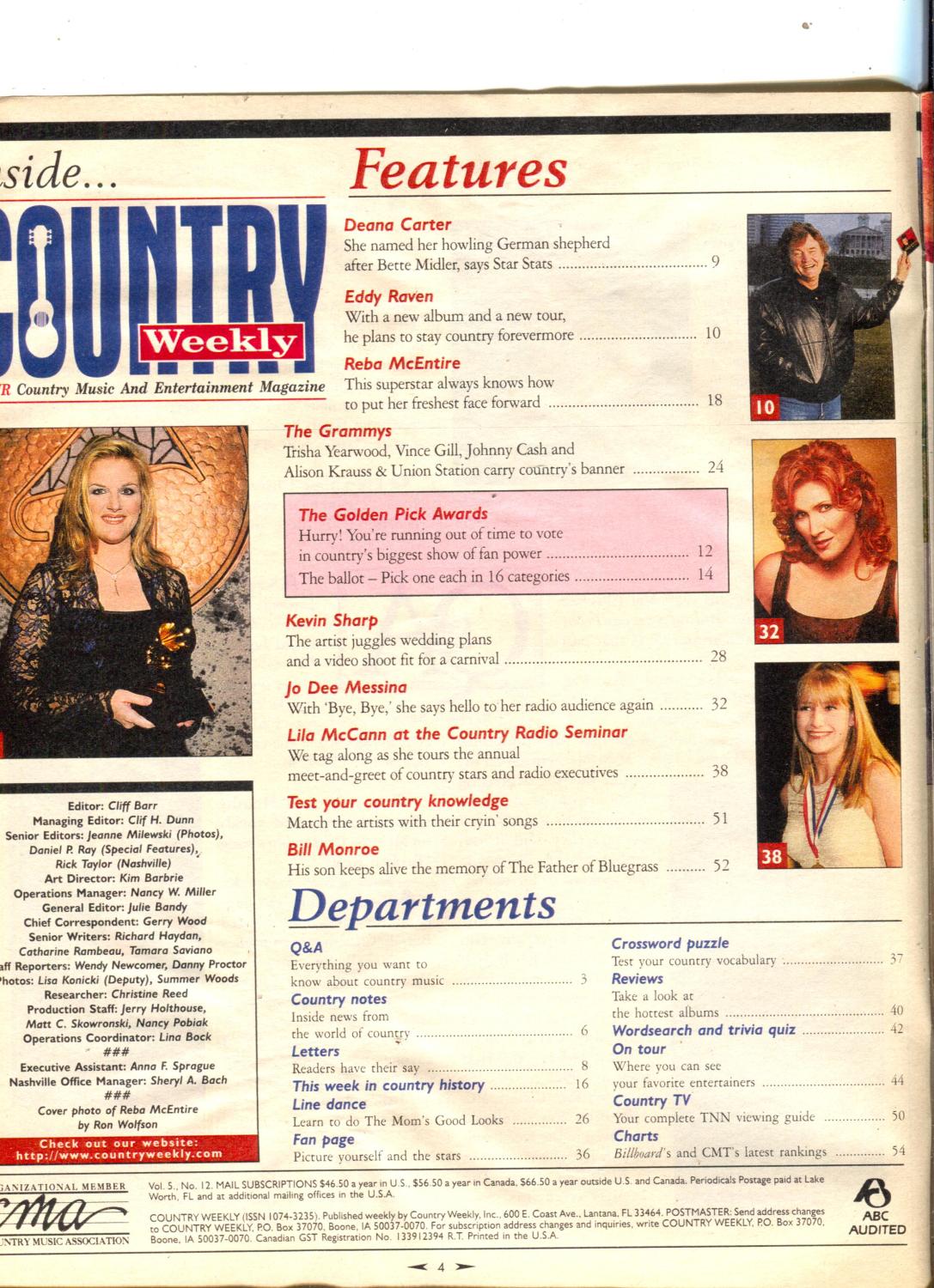 Country Weekly Charts