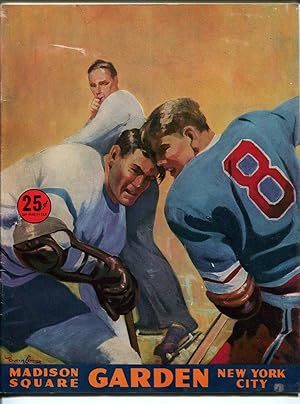 New York Rangers NHL Season Program 1958-1959-player pix-Burris Jenkins-VG
