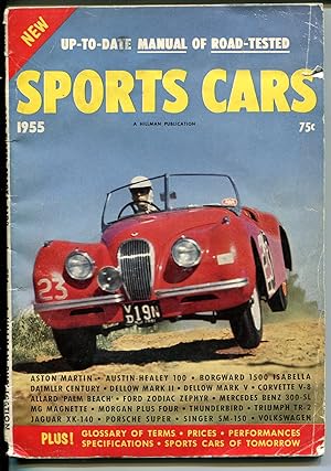 Sports Cars 1955-Hillman-Corvette-Mercedes 300 SL-Dellow Mark V=VG