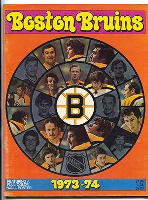 Boston Bruins NHL Hockey Yearbook 1973