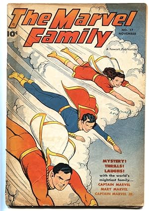 MARY,FAMLY VINTAGE COMICS-CAPT MRVEL,MRVEL JR MARVEL FAMILY OF COMIC BOOKS-295