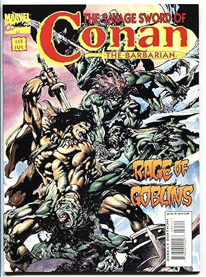 The Savage Sword of Conan #235 1995- Rare FINAL ISSUE- Marvel Magazine NM-