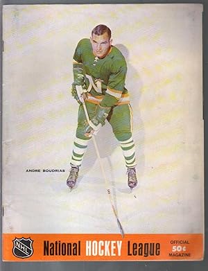 St Louis Blues vs MN North Stars NHL Hockey Gane Program 2/16/1969-VG