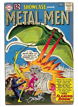 Showcase #37 First appearance of Metal Men 1962 Dc Silver Age Comic vg