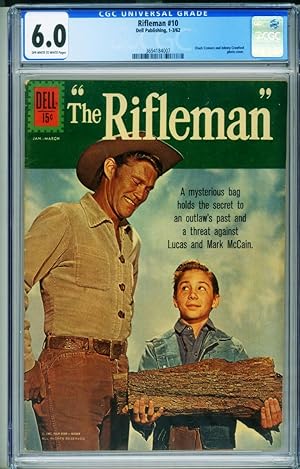 Rifleman #10 CGC 6.0 Famous innuendo wood cover-3694184007