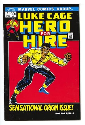 Hero For Hire #1 1st Luke Cage Marvel 2006 toy biz reprint