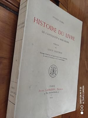 HISTOIRE DU LIVRE