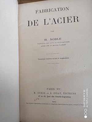FABRICATION DE L'ACIER